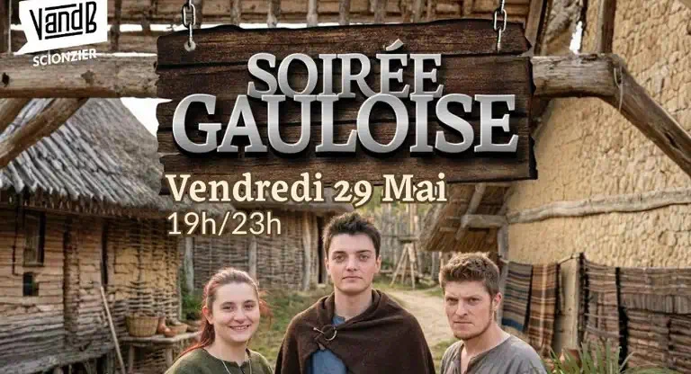 Focus : la soirée gauloise au V and B de Scionzier + concert The Watch Rockers