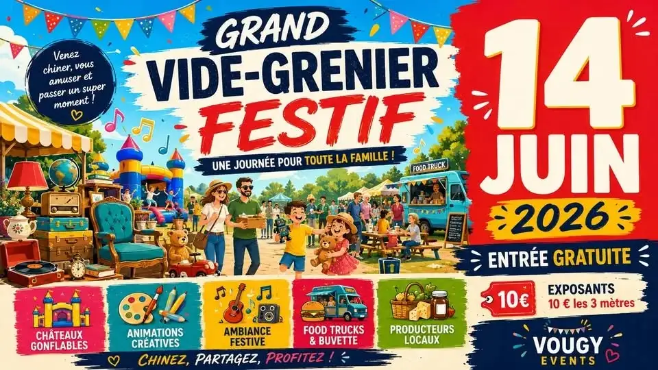 Focus sur le Grand Vide-Grenier Festif de Vougy
